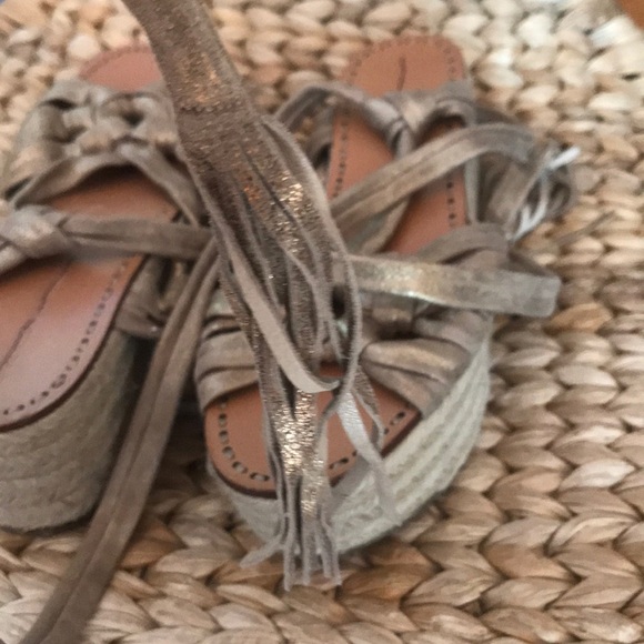 Anthropologie Sigerson Morrison Codie Metallic 9.5 - Picture 5 of 5